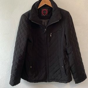 GIACCA Gallery‎ Company Women's Black Quilted Winter Coat Jacket Size Large